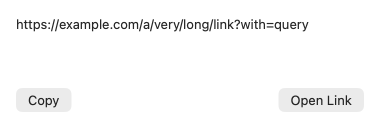 Received text window